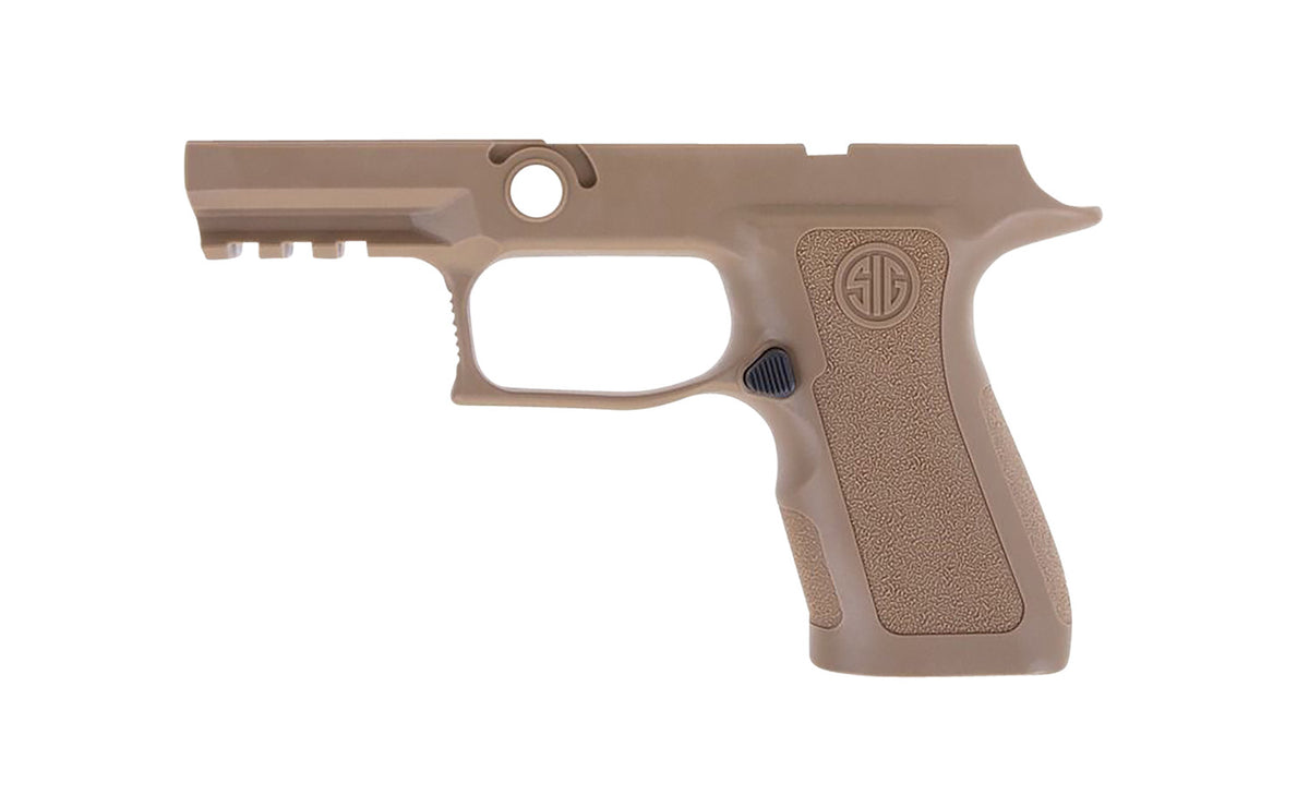 Sig Sauer GRIPMODXC943SMCOY P320 Grip Module X-Series Compact (Small Size Module), 9mm Luger/40 S&W/357 Sig, Coyote Polymer, Fits Sig P320 (3.60" & 3.90")