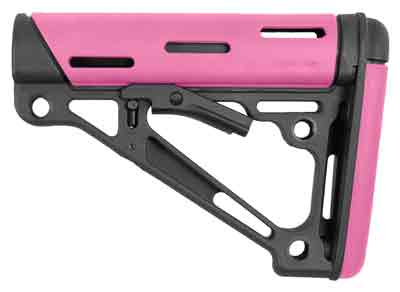 HOGUE AR-15 COLLAPSIBLE STOCK PINK RUBBER MIL-SPEC