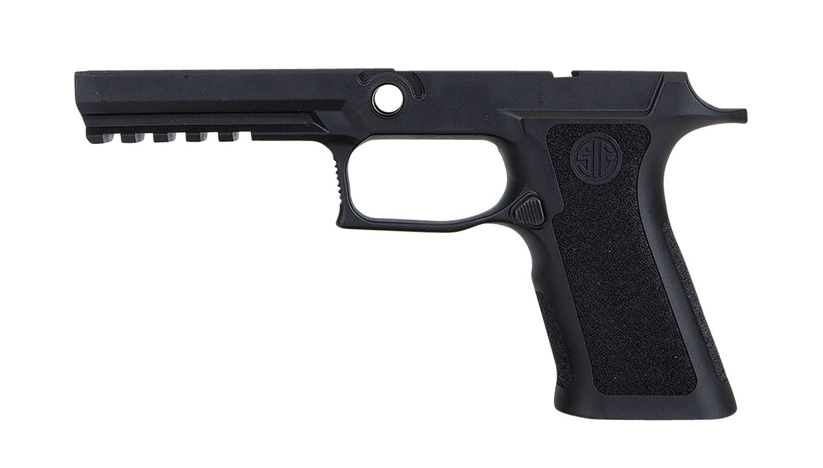 Sig Sauer GRIPMODXF943SMBLK P320 Grip Module X-Series (Small Size Module), 9mm Luger/40 S&W/357 Sig, Black Polymer, Fits Full Size Sig P320 (4.70")