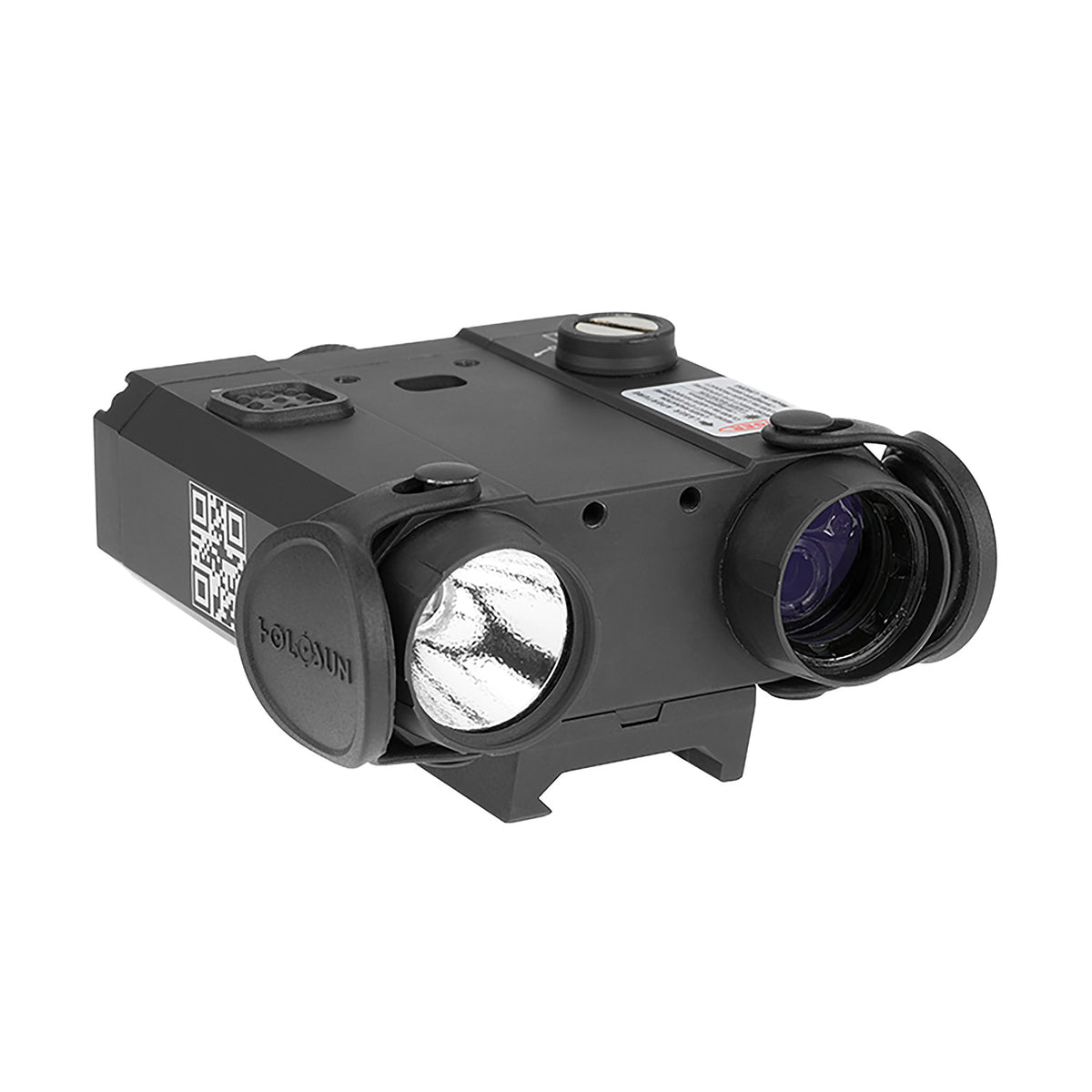 Holosun LS420G LS420G Matte Black Green Laser & IR Pointer/Illuminator Coaxial Dual Laser 600 Lumen White Light