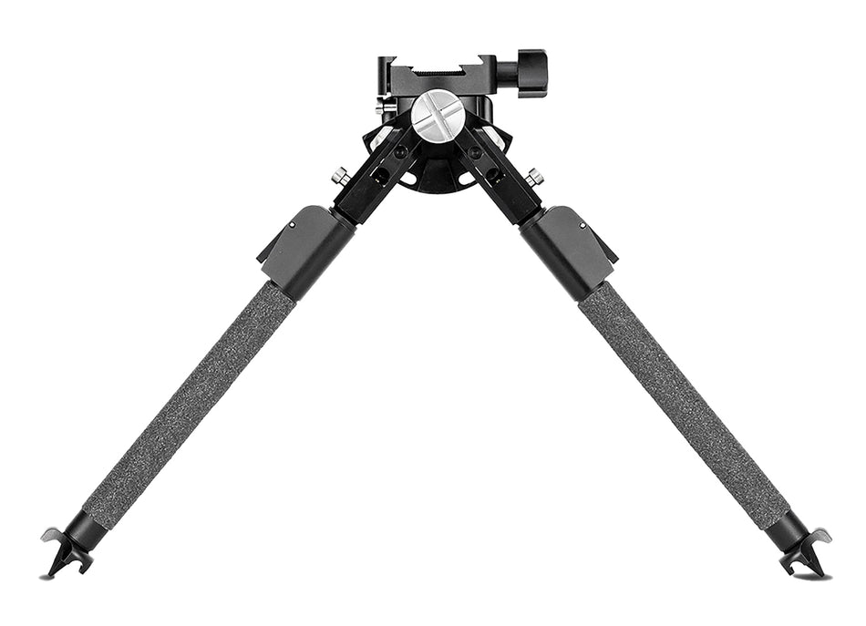 Mdt Sporting Goods Inc 106292BLK CKYE-POD Gen 2 Single Pull Standard, Black Aluminum, 9"-15.50", 360 Degrees Pan, Spiked Feet, Integrated Barricade Stop, Fits ARCA/Picatinny/RRS Dovetail Rails