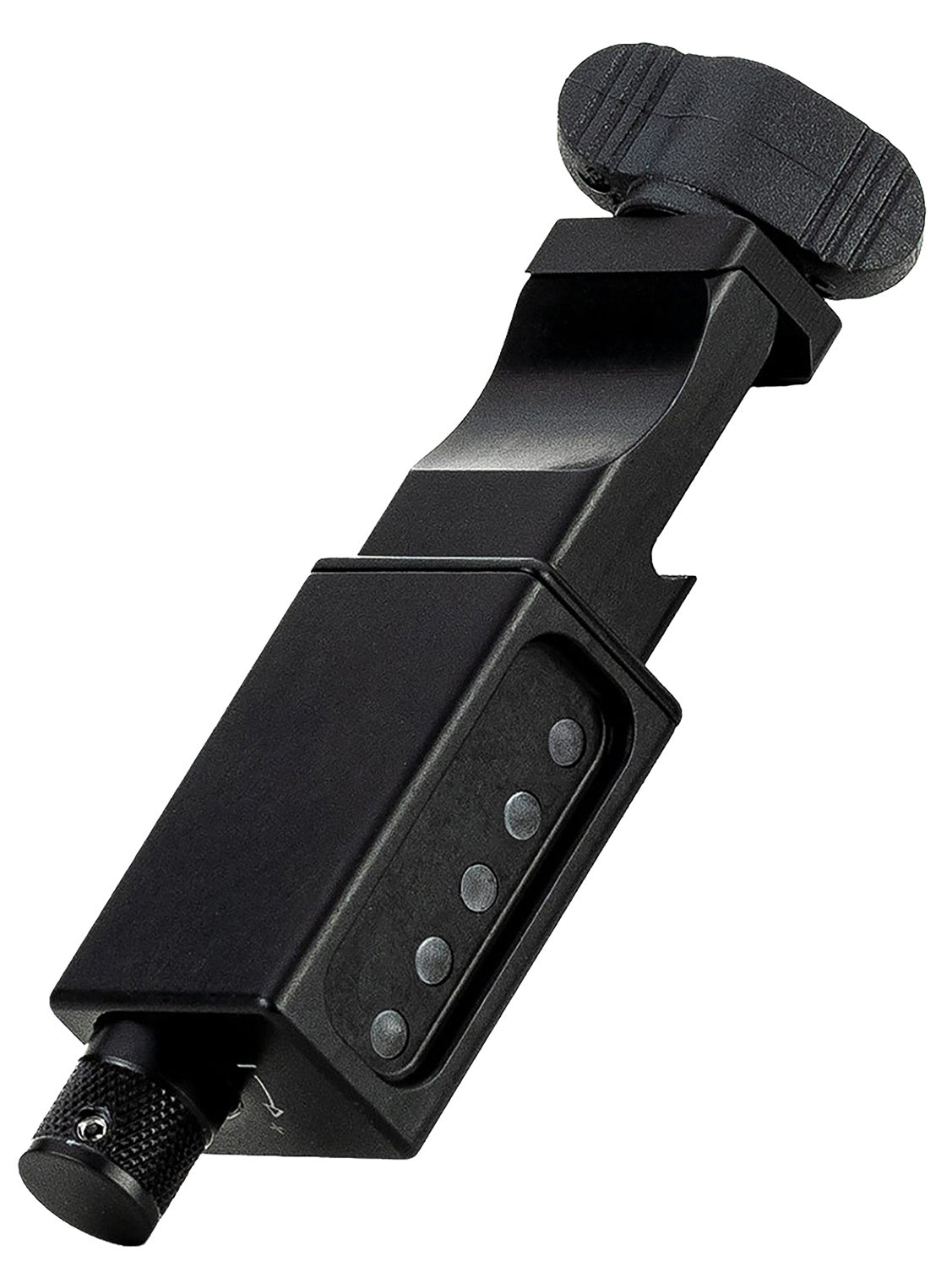 Mdt Sporting Goods Inc 107202BLK LRA Send iT Electronic Level Picatinny Rail Attachment, Black Aluminum, 5 Color LEDs, Adj. Brightness, Weather Resistant