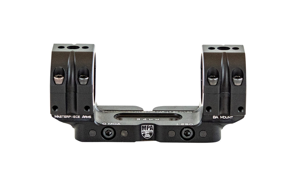 MasterPiece Arms BAMOUNT301125 MPA BA Bolt Action Mount Black