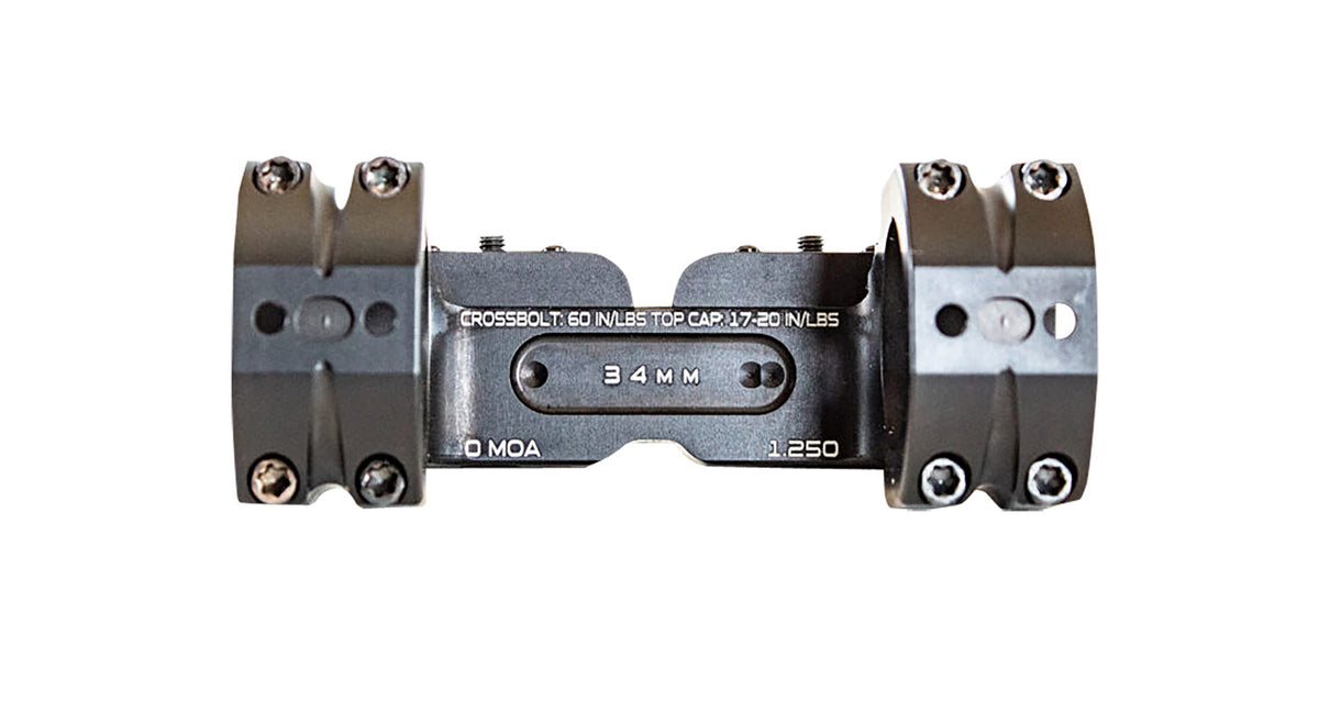 MasterPiece Arms BAMOUNT341125 MPA BA Bolt Action Mount Black