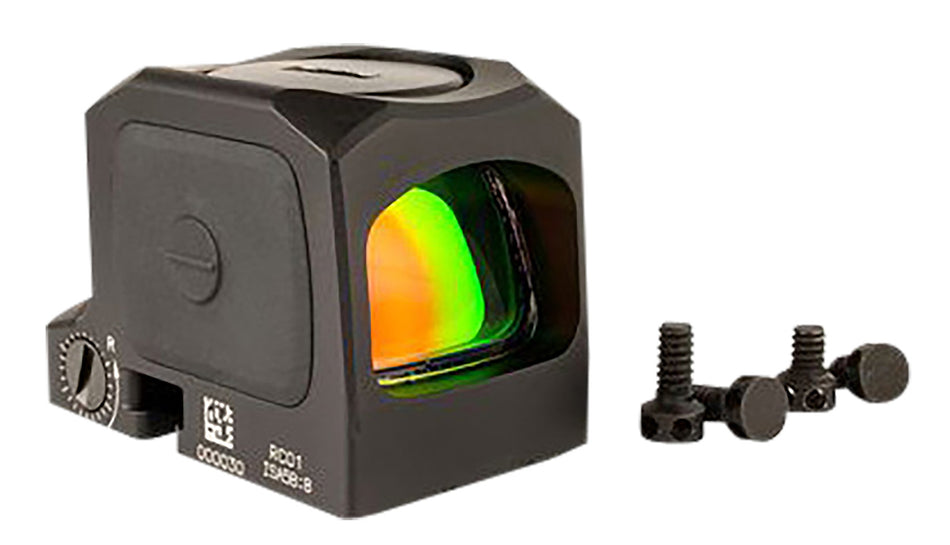 Trijicon, RCR, Closed Emitter Reflex Sight, 3.25 MOA Red Dot, Matte Finish, Black, Top Load Battery