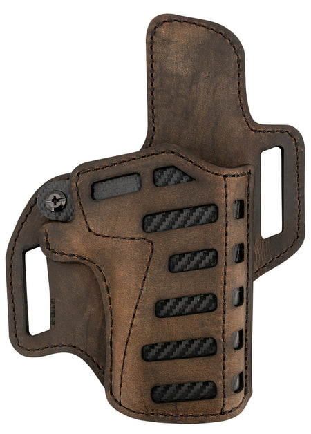 Versacarry C22123 Compound OWB Size 02 Brown Leather Belt Slide
