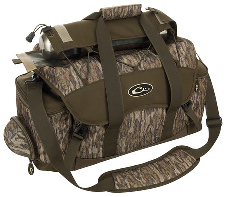 Drake Waterfowl DA2020006 Blind Bag Large 18 Pockets, Sunglass Pocket, Thermos Sleeve, Carry Handles/Adj. Strap