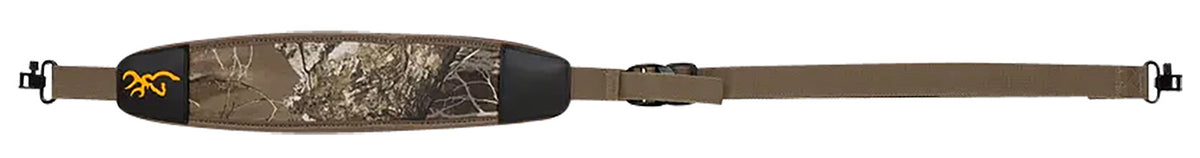 Browning 12201460 Big Game Realtree Edge Neoprene, 25"- 50" L, Rubber Shoulder Pad, Includes Swivels