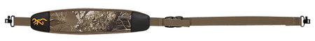 Browning 12201460 Big Game Realtree Edge Neoprene, 25"- 50" L, Rubber Shoulder Pad, Includes Swivels