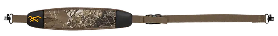 Browning 12201460 Big Game Realtree Edge Neoprene, 25"- 50" L, Rubber Shoulder Pad, Includes Swivels