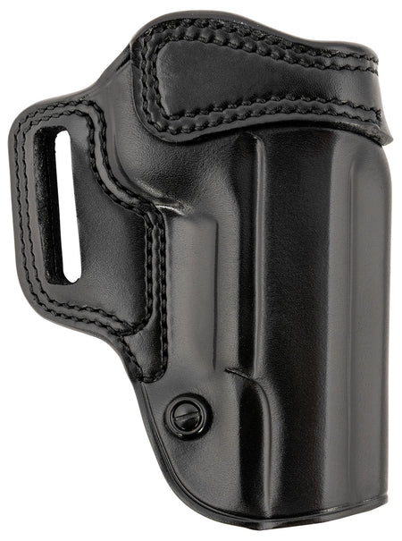 Galco AV212RB Avenger OWB Black Leather Fits 1911 5" Belt Slide, Right Hand