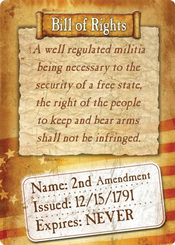 RIVERS EDGE SIGN 12"x17" "BILL OF RIGHTS"