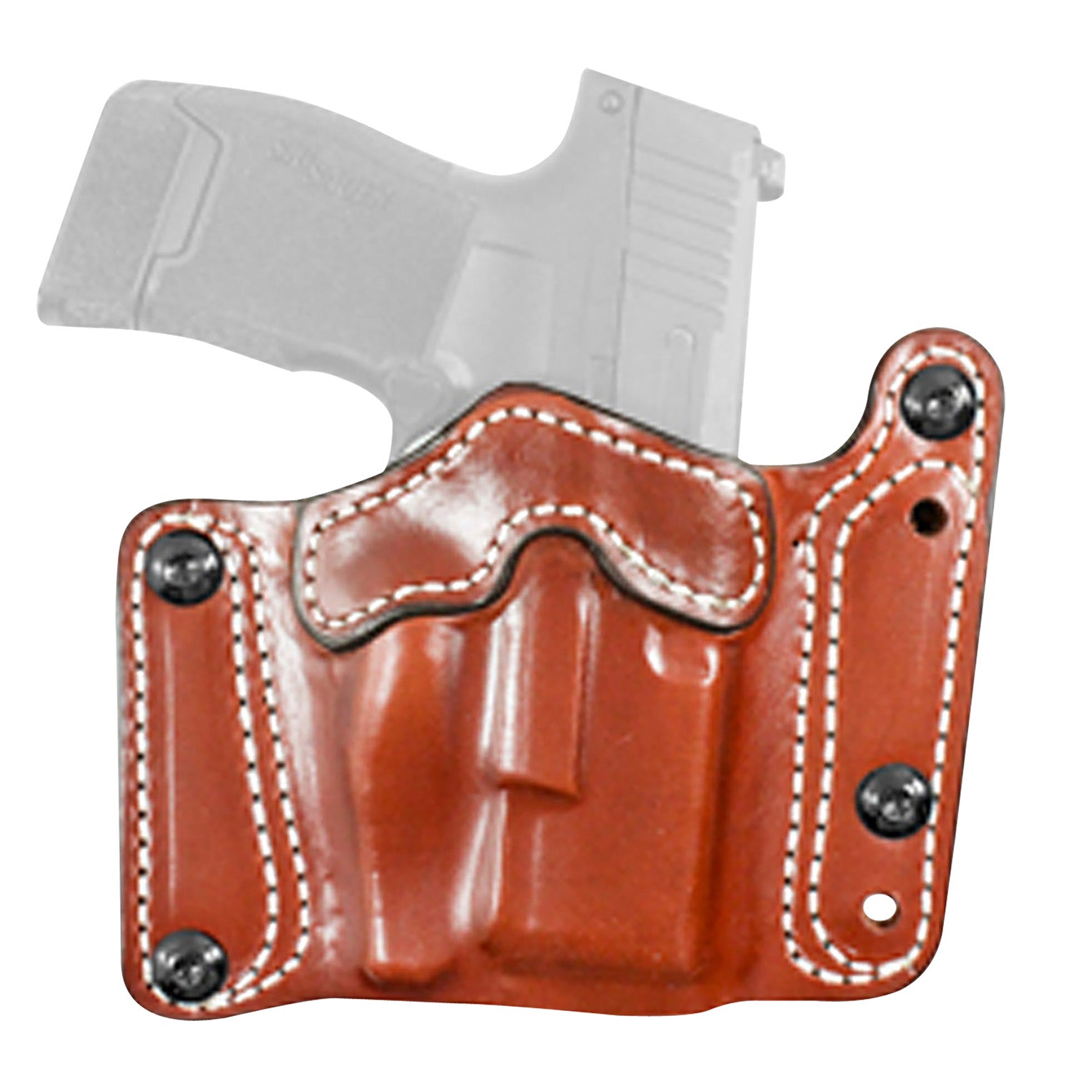 DeSantis Gunhide 194TJ1LZ0 Variable 194 OWB Tan Leather Fits Glock 19/19 G5/19x/23/32/45 Belt Clip Mount Ambidextrous