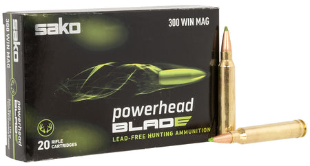 Sako .300 Winchester Mag PowerHead Blade 170gr PolyTip Ammo