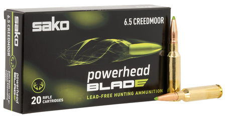 Sako JASPHB65CM120Bá PowerHead Blade Tipped Expanding Copper 120 Grain 6.5mm Creedmoor