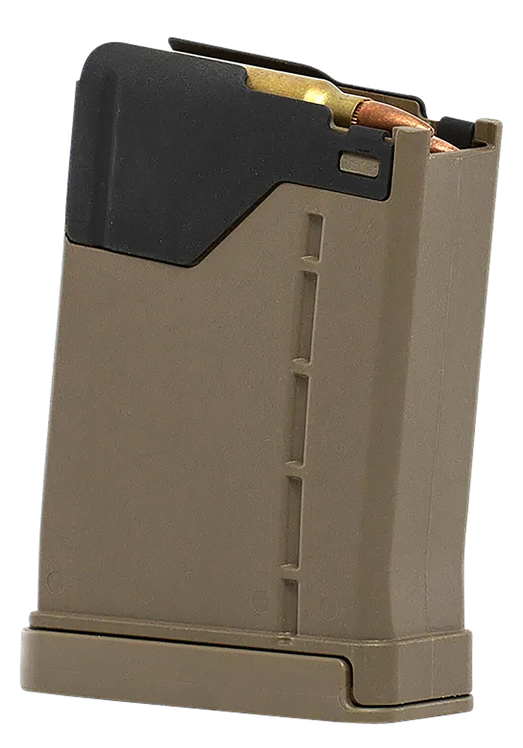 Lancer 232042 L5AWM 10rd 5.56x45mm FDE Polymer w/ Steel Feed Lips Fits AR-15
