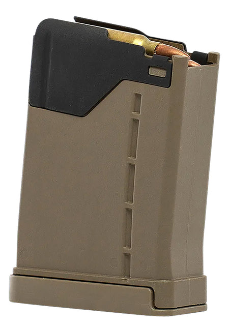 Lancer 232042 L5AWM 10rd 5.56x45mm FDE Polymer w/ Steel Feed Lips Fits AR-15
