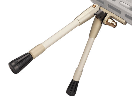 Q LLC Kickstand Bipod, 7.06"- 9.50" Vertical Adj. Stainless Steel, 15 Degree Tilt, Fits M-LOK Mount