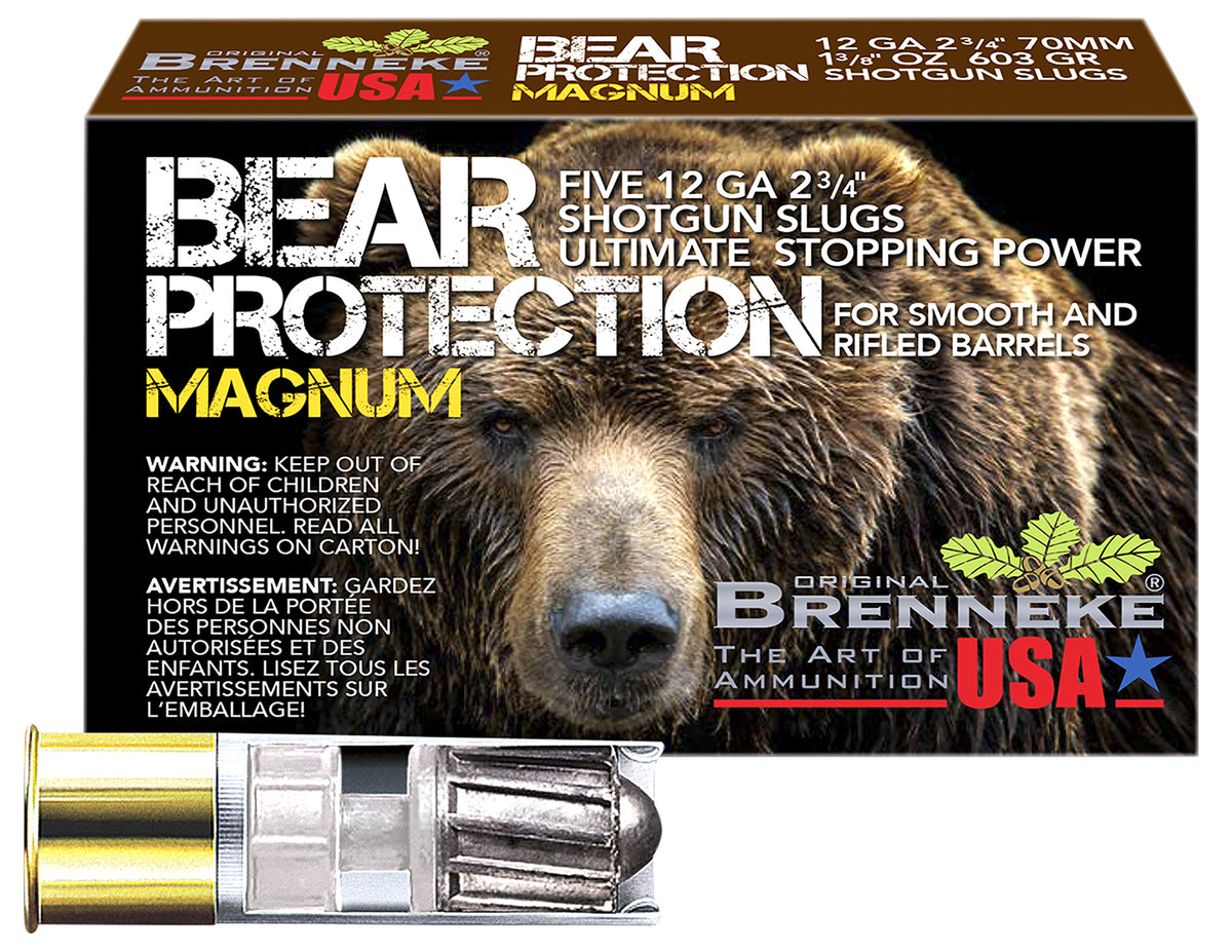Brenneke Bear Protection Magnum 12 Gauge 2.75 in 1-3/8 oz Slug