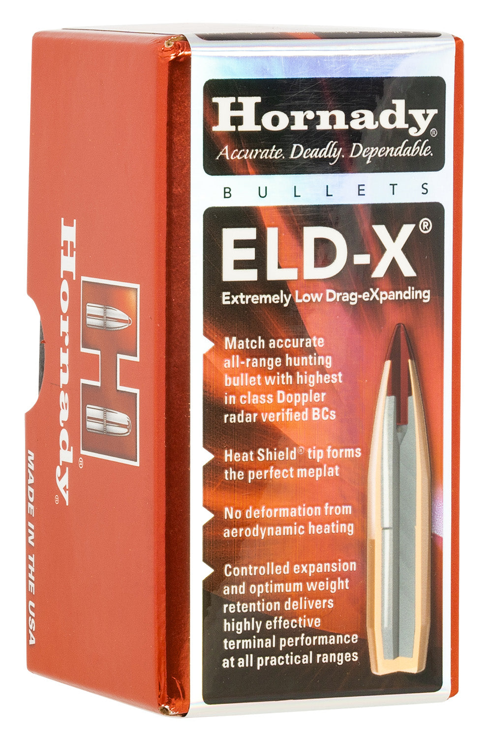 Hornady 22833 ELD-X 22 Cal .224 80 gr Extremely Low Drag-eXpanding 100 Per Box/ 25 Case