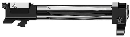 Radian Weapons H0005 Ramjet & Afterburner Combo 9mm Luger, Compatible w/Glock 17 Gen5, Black Stainless Steel Fluted Barrel