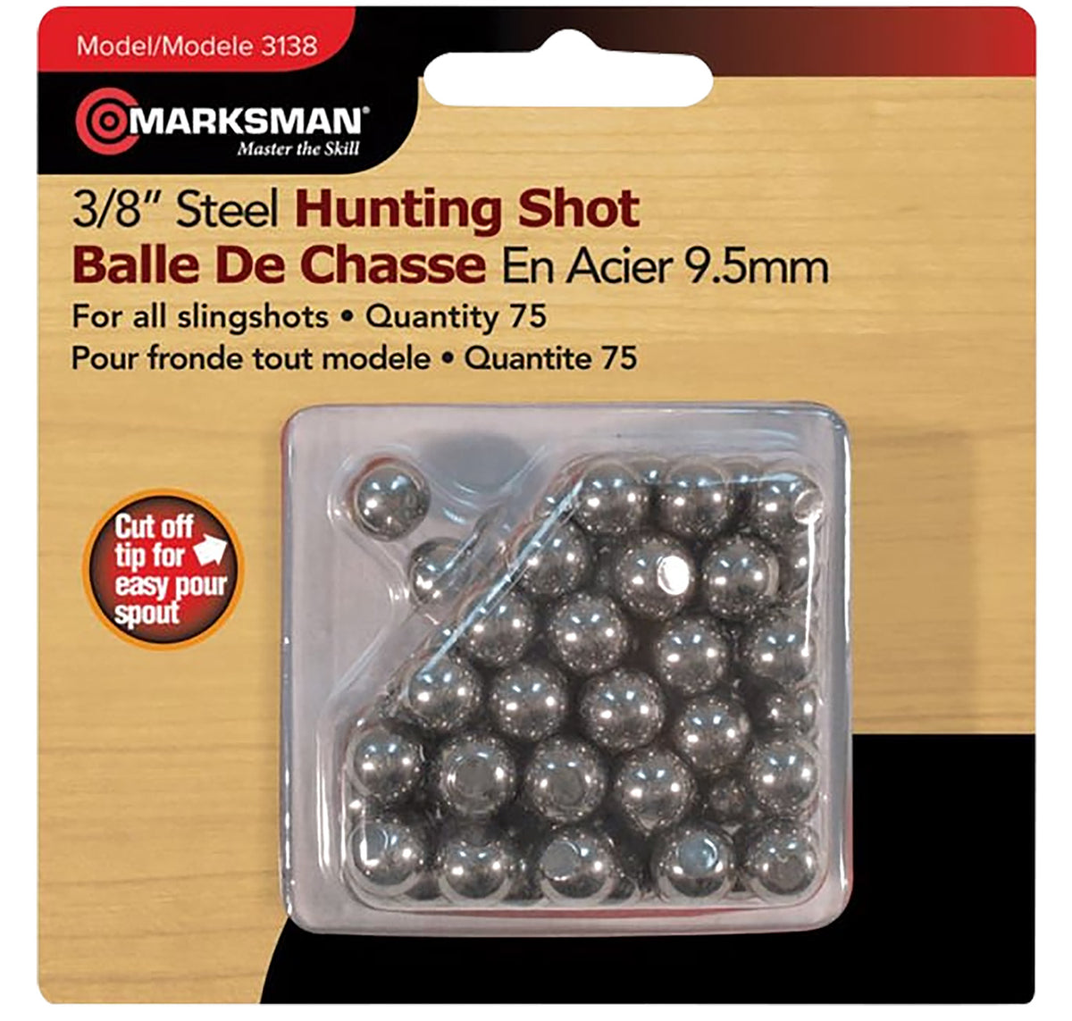 Marksman 3138 Marksman 3138 3/8" Steel 250 Per Box