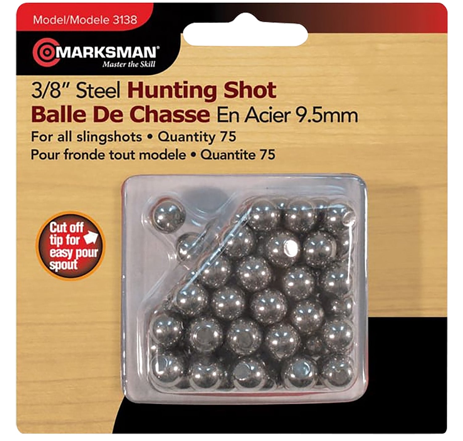 Marksman 3138 Marksman 3138 3/8" Steel 250 Per Box