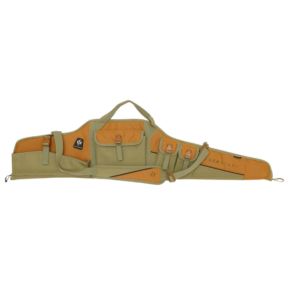 BlackHeart Vital Soft Scoped Rifle Case with Inhib-X Olive/Brown 48 in.
