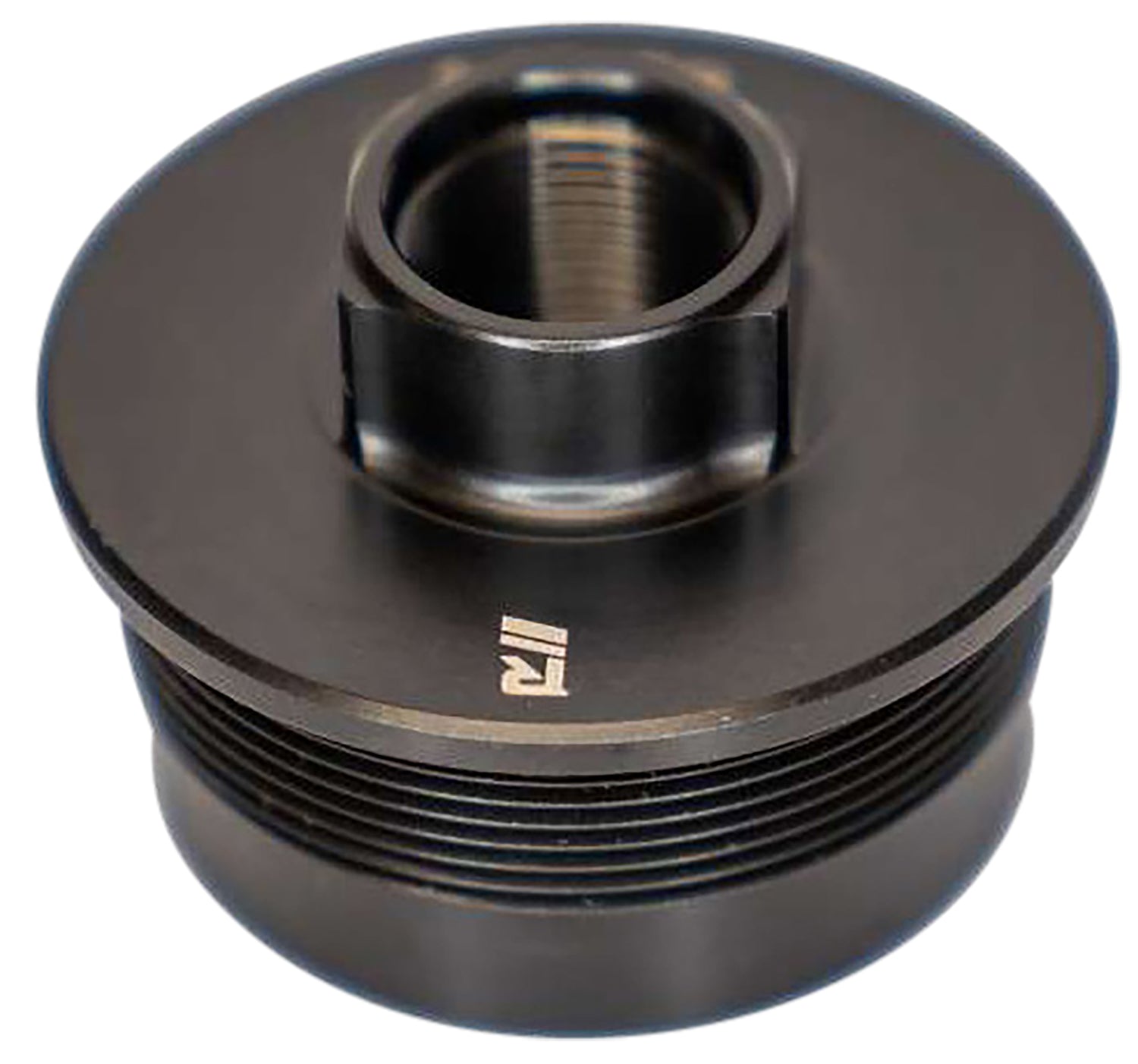 Rugged Suppressors DTM002 Universal Direct Thread Mount 1/2"-28 tpi, Black, Fits 1.375"-24 tpi Tube Threads