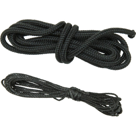 October Mountain Loop & Serving String Repair Kit Black 3ft/6ft