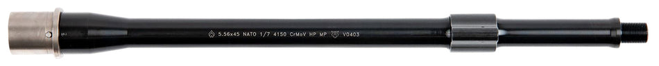 Ballistic Advantage BABL556036F Performance Series BA Hanson Mid-Length 5.56x45mm NATO Fits AR-15 13.70" Threaded Black QPQ Chrome Moly Vanadium
