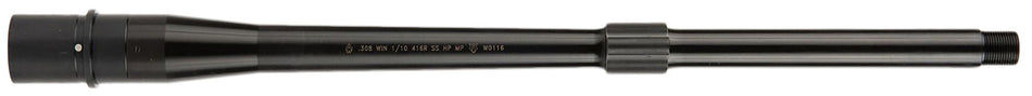 Ballistic Advantage BABL308019PQ Premium Series 308 Win 16" Threaded Hanson Profile, Midlength with Low Pro Gas Block, Black QPQ 4150 Chrome Moly Vanadium Steel, Fits AR-10