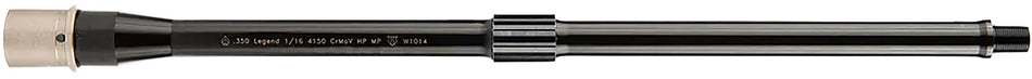 Ballistic Advantage BABL350001F Performance Series 350 Legend 16" Threaded Hanson Profile, Carbine Length with Low Pro Gas Block, Black QPQ 4150 Chrome Moly Vanadium Steel, Fits AR-15