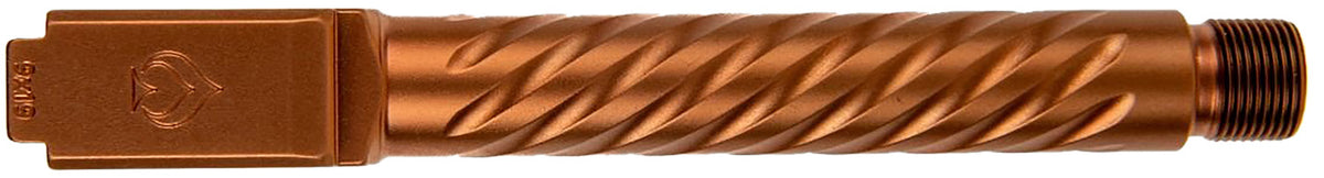 Ballistic Advantage BAPSG175T3R Premium Series 9mm Luger Fits Glock 17 Gen 5 Spiral Fluted Threaded Copper PVD Stainless Steel