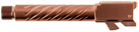 Ballistic Advantage BAPSG195T3R Premium Series 9mm Luger Fits Glock 19 Gen 3-5 Spiral Fluted Threaded Copper PVD Stainless Steel