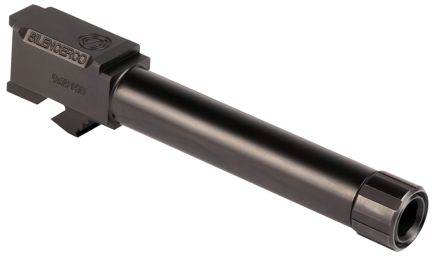 SilencerCo AC5367 Threaded Barrel 9mm Luger Fits Sig P365 Black Nitride Stainless Steel Threaded Barrel