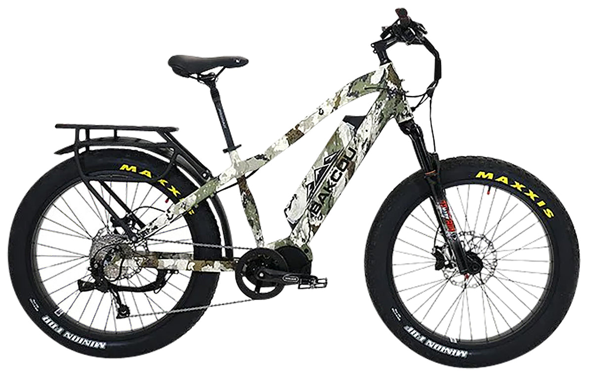 Bakcou E-bikes BMKCB25 Mule Kings XK7 18" w/Stand Over Height of 29.50" Frame, Shimano Alivio Hill-Climbing 9 Speed Bafang M620 Ultra Motor, 35+ mph Speed 679628564067