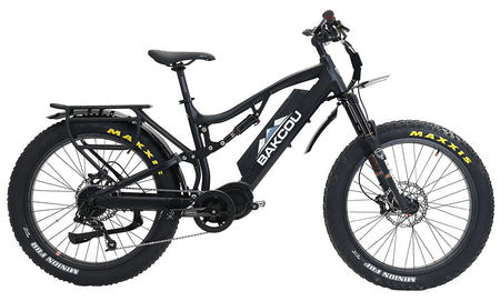 Bakcou E-bikes BS19BB25 Storm 25 Large Matte Black 19" w/Stand Over Height of 30.50" Frame, Sram 9sp, 40t Front & Sram 11-34t Rear Cassette Bafang M620 Ultra Motor 679628564494