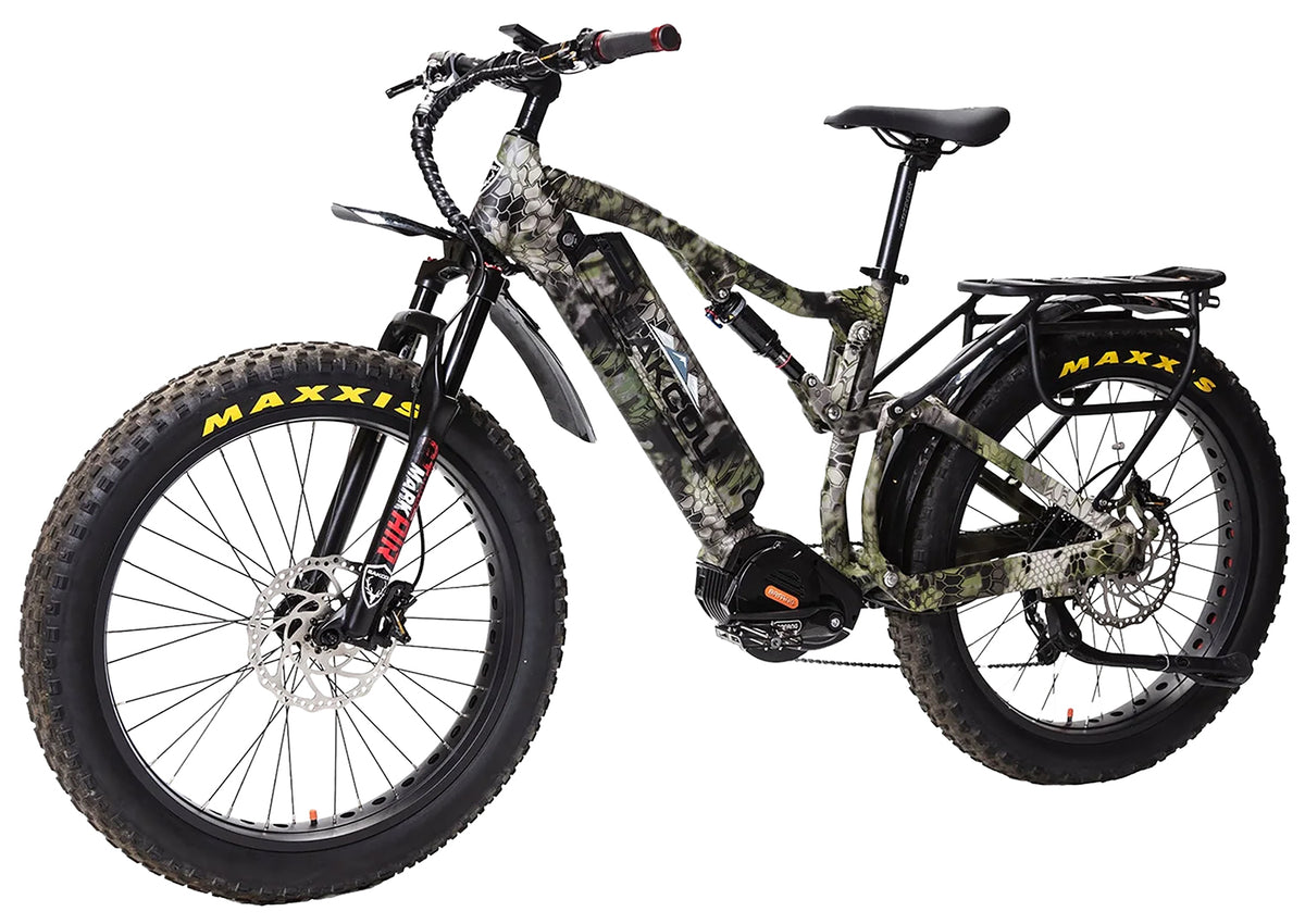 Bakcou E-bikes BS19KRYB25 Storm 25 Large Kryptek Altitude 19" w/Stand Over Height of 30.50" Frame, Sram 9sp, 40t Front & Sram 11-34t Rear Cassette Bafang M620 Ultra Motor 679628564210