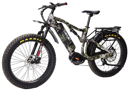Bakcou E-bikes BS19KRYB25 Storm 25 Large Kryptek Altitude 19" w/Stand Over Height of 30.50" Frame, Sram 9sp, 40t Front & Sram 11-34t Rear Cassette Bafang M620 Ultra Motor 679628564210