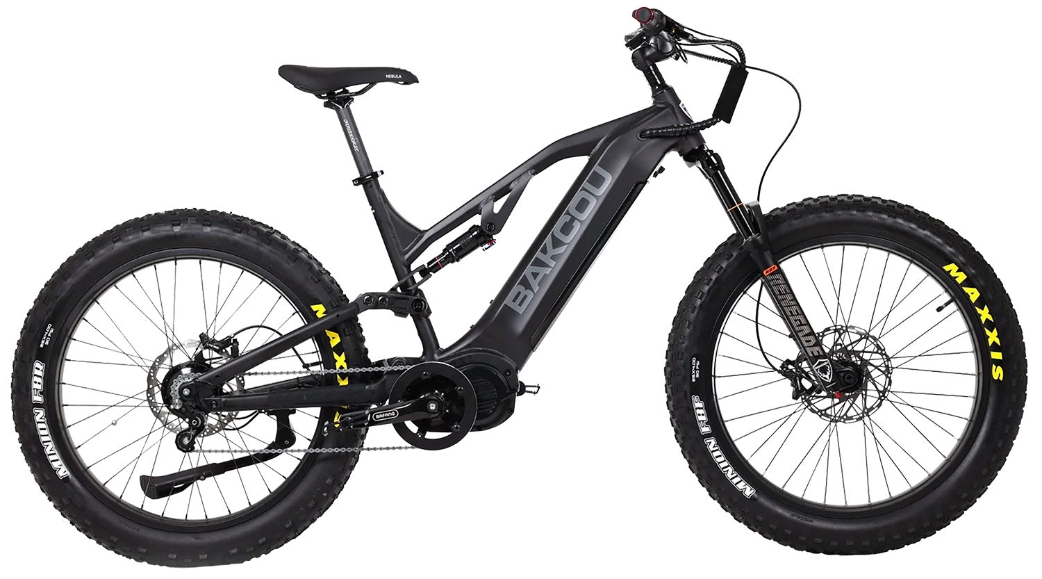 Bakcou E-bikes BSCJ19B21 Scout Jager Matte Black 19" Frame, Rohloff E-14 (500/14) Speed Hub BafangUltra Mid-Drive Motor 061916588084