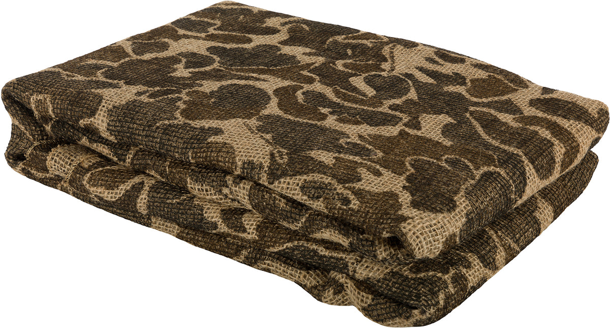 Drake Waterfowl DA1200016 Burlap Blanket Old School Camo Burlap 4'x 12'