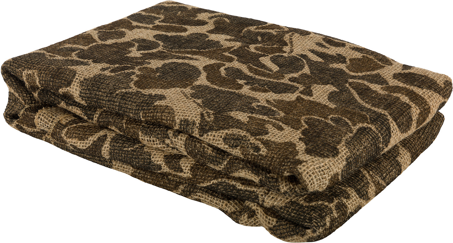 Drake Waterfowl DA1200016 Burlap Blanket Old School Camo Burlap 4'x 12'