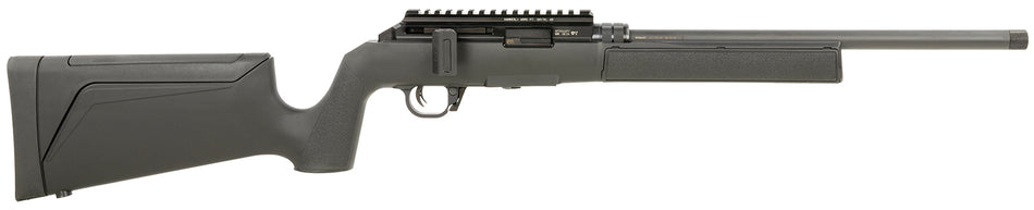 Hammerli Arms 5800000 Force B1 22 LR 10+1 16.10" Matte Black Threaded Barrel, Black Picatinny Rail Steel Receiver, Black Synthetic Adj All Weather Stock