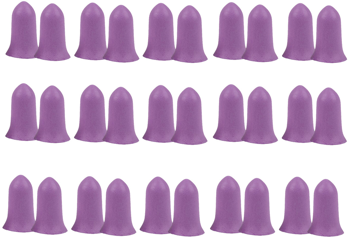 Allen 4134 Tapered Foam Ear Plugs 32 dB Purple 15 Pair