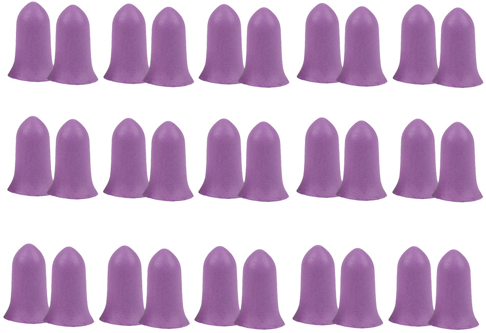 Allen 4134 Tapered Foam Ear Plugs 32 dB Purple 15 Pair
