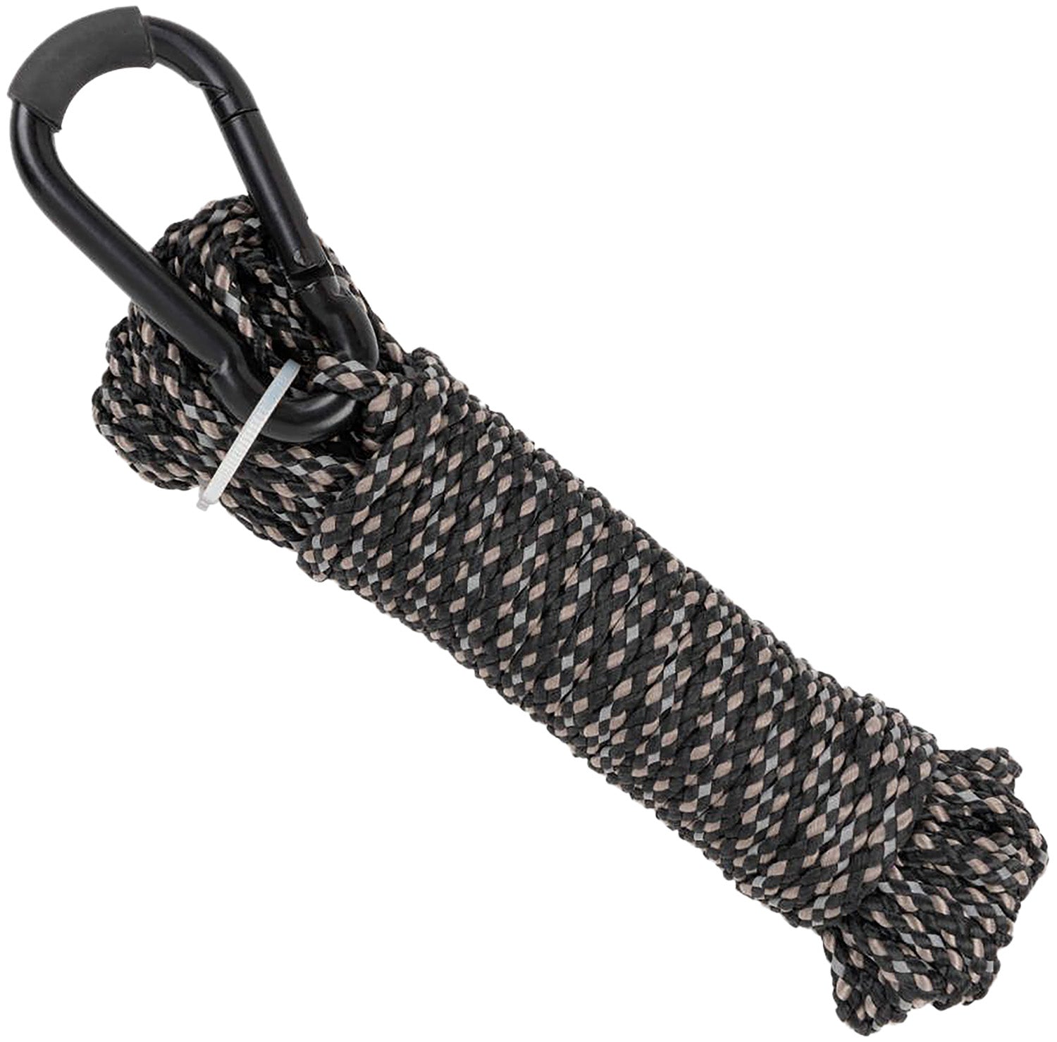 Allen 7248 Reflective Hoist Rope Black 25' Long 026509076391