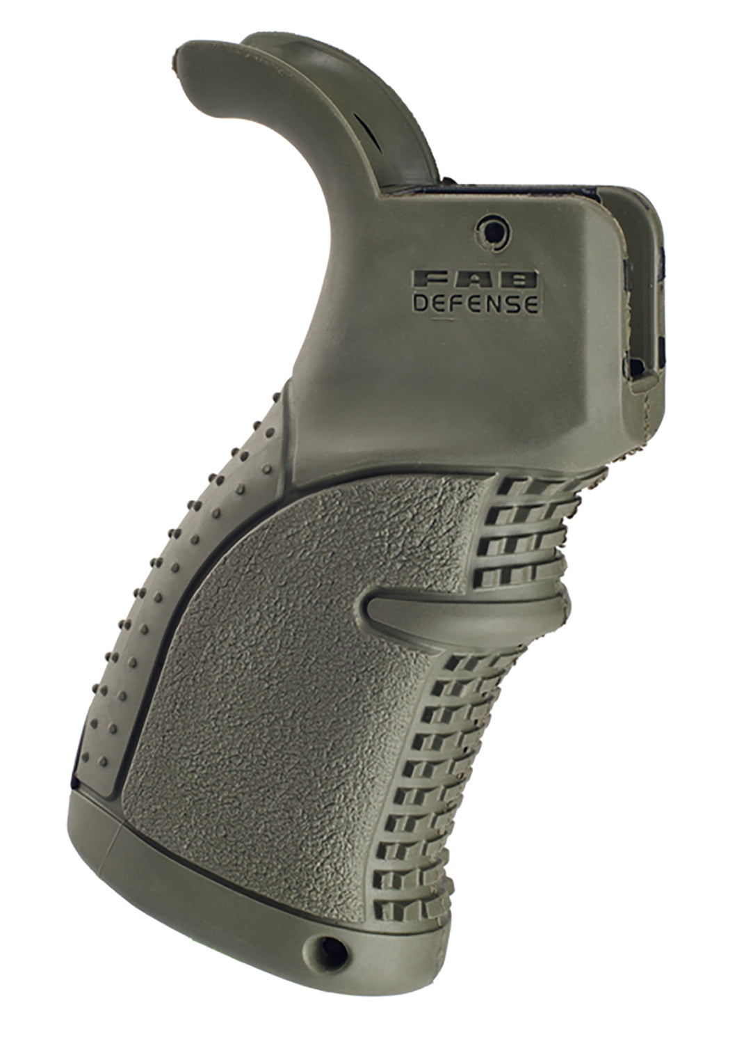 FAB Defense FXAGR43G AG-43 Rubberized Pistol Grip for M16/M4/AR-15 Olive Drab Green