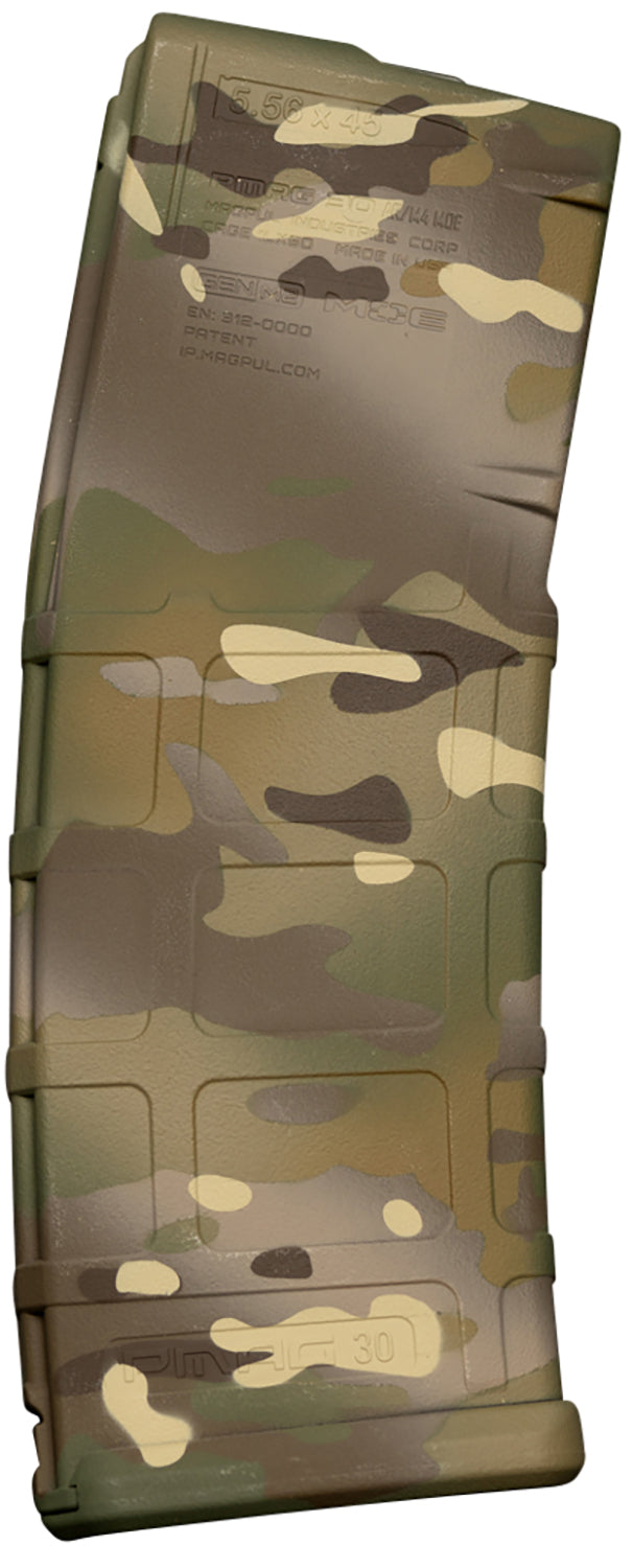 Weapon Works 228040 PMAG GEN M2 MOE 30rd 5.56x45mm NATO MultiCam Polymer Fits AR-15