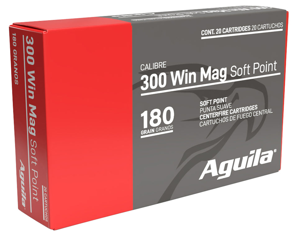 Aguila .300 Winchester Mag 180gr Interlock SPBT Ammo